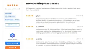 Reviews of IMyfone Voxbox