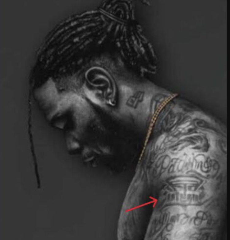 Burnaboy’s Aristokrat Records Tattoo 