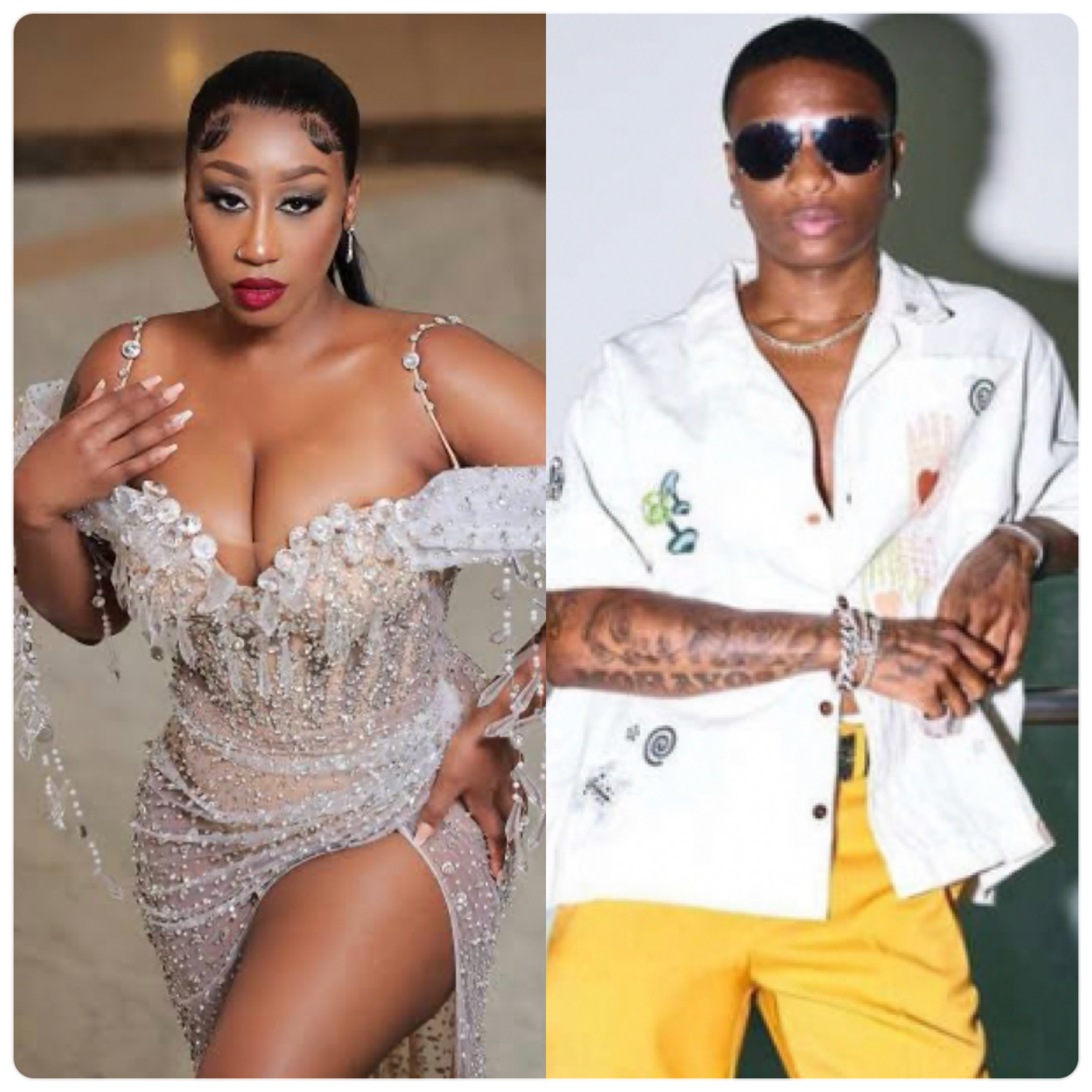 Victoria Kimani and Wizkid