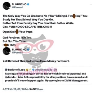 Peruzzi set to sue Twitter man