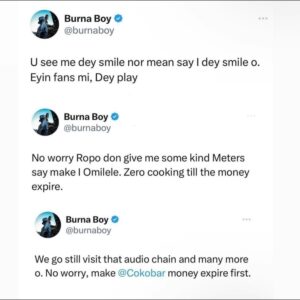 Burna Boy finally reacts to viral video of him