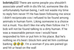 Bobrisky says he would end Portable Music Career