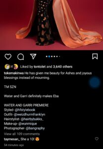 Toke Makinwa rejoices with stunning photos