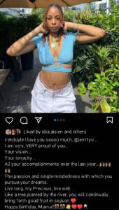 Ireti Doyle celebrate the 20th birthday of her daughter