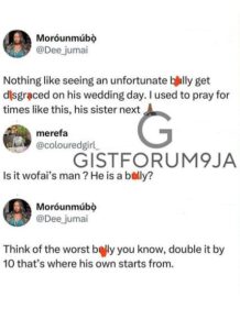 rama as Wofai Fada’s husband gets called out for bullying