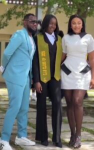 Ayo Makun and Mabel unite as happy family 