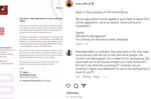 Nedu retaliates as he issues strong warnings to Yvonne Jegede